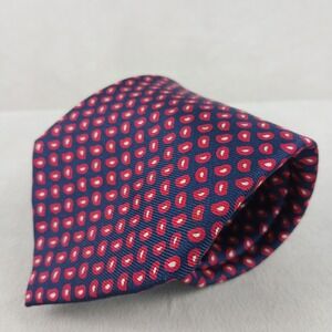 Amherst &‎ Brock 4x59 Mens Tie Silk Geometric Paisley Textured